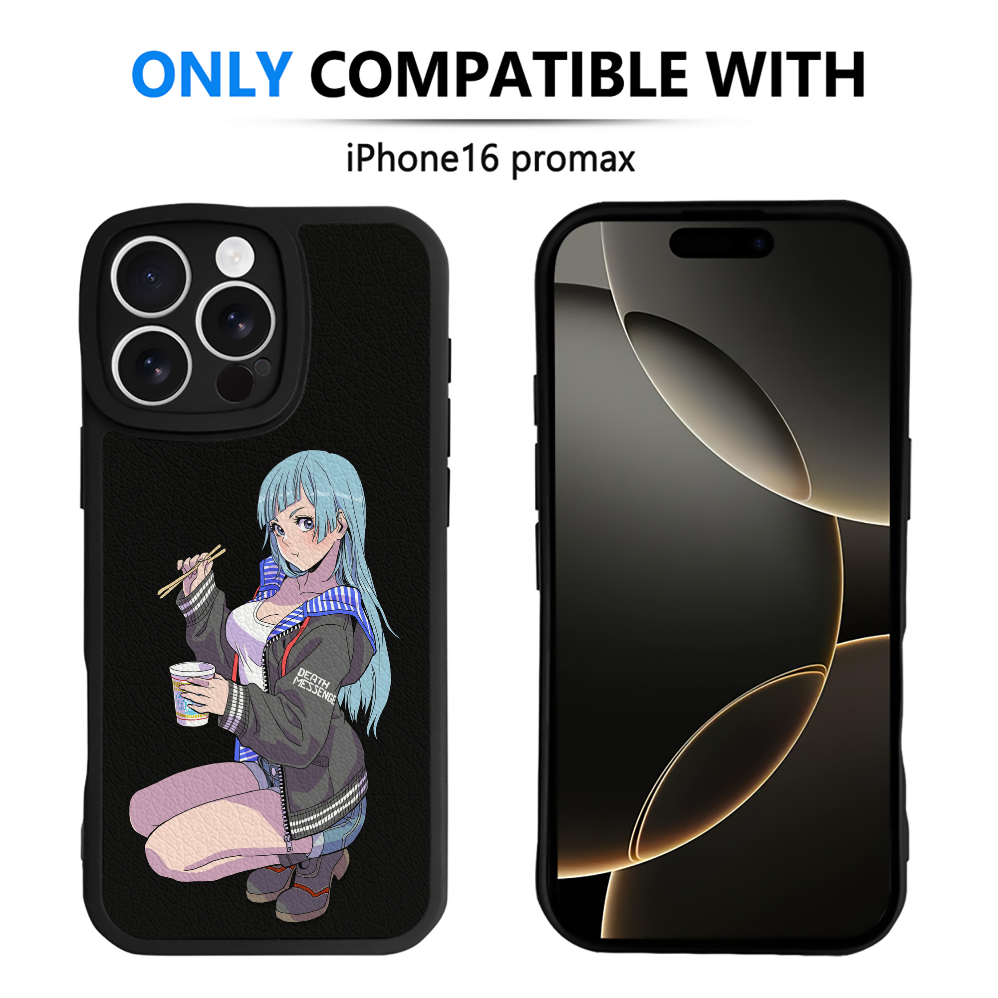 （画像用） 呪術廻戦 Jujutsu Kaisen 【iPhone 16シリーズ対応】シリコンスマホケース（レザー調） 材質：シリコン